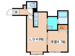 モンテＮ２６の物件間取画像